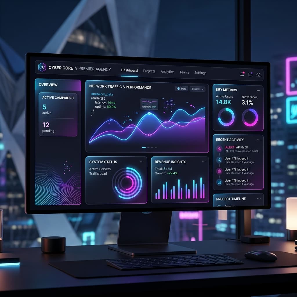 Hero UI Dashboard Mockup